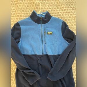 LL Bean women’s quarter zip fleece jacket